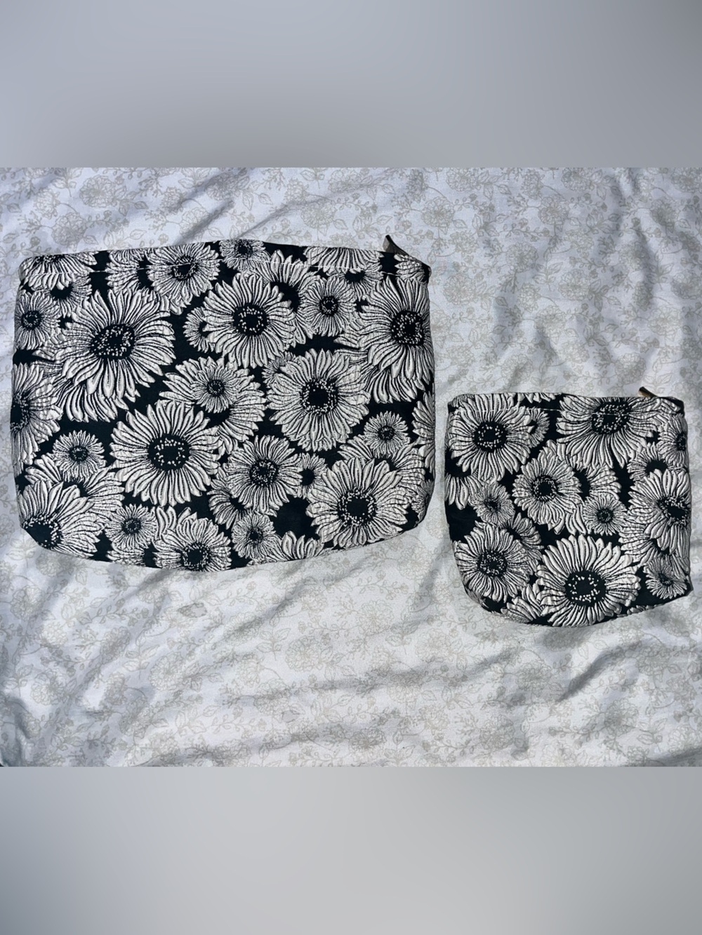 FLORAL MAKEUP BAG SET